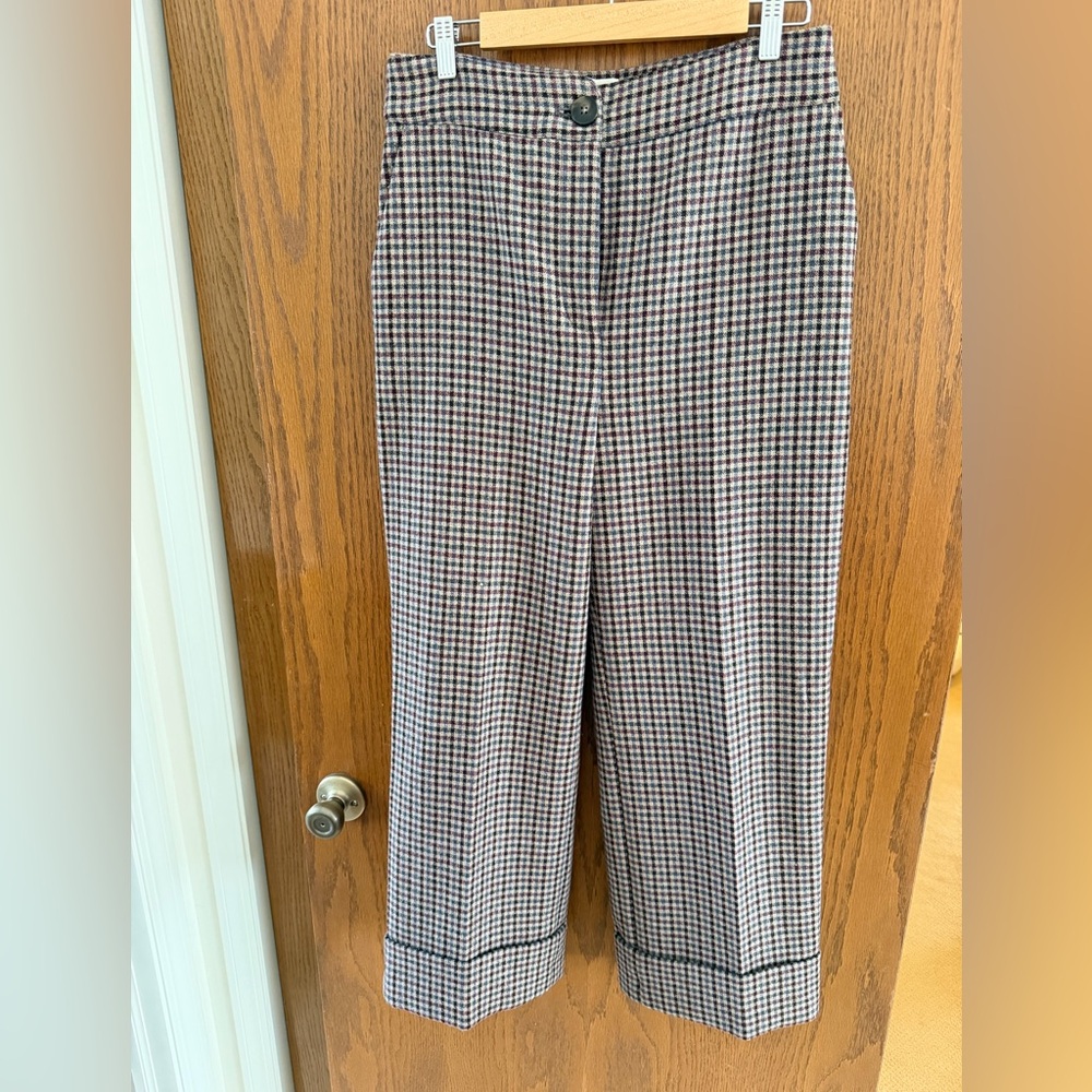 Sezane Damon Trousers in Houndstooth - Picture 3 of 5